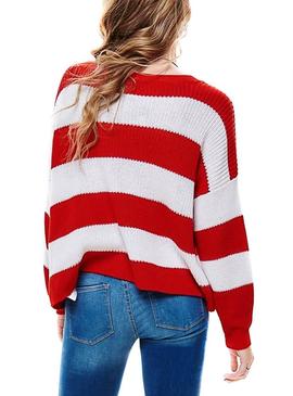 Jersey Only Campos Rojo Mujer