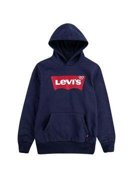 Sudadera Levis Batwing Marino Niña y Niño