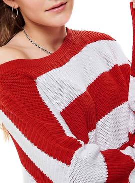 Jersey Only Campos Rojo Mujer