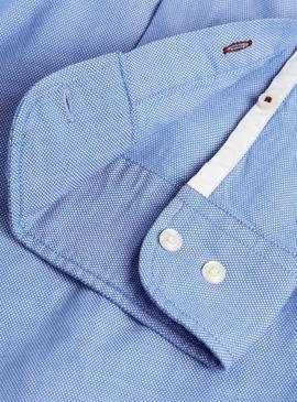 Camisa Tommy Hilfiger WCC Multi Azul Para Hombre