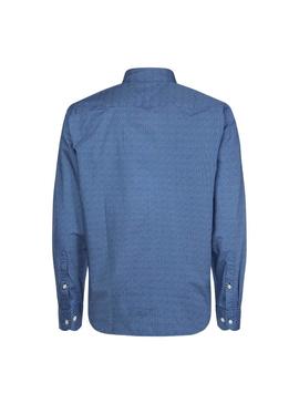 Camisa Tommy Hilfiger Ivy Print Azul Hombre