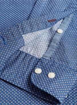 Camisa Tommy Hilfiger Ivy Print Azul Hombre