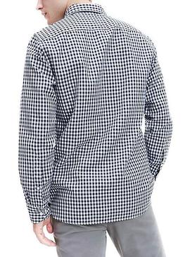 Camisa Tommy Hilfiger Classic Textured Azul Hombre