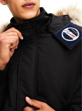 Chaqueta Tommy Jeans Tech Negra para Hombre