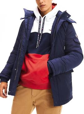 Parka Tommy Jeans Tech Marino Hombre