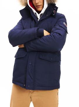 Parka Tommy Jeans Tech Marino Hombre