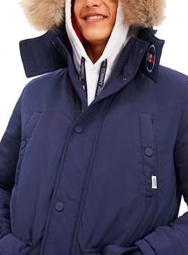 Parka Tommy Jeans Tech Marino Hombre