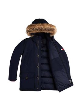 Parka Tommy Hilfiger Hampton Marino Hombre