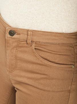 Pantalón Naf Naf Camel Skinny Para Mujer