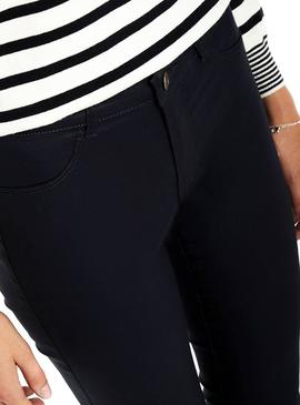 Pantalón Naf Naf Brillante Skinny Marino Mujer