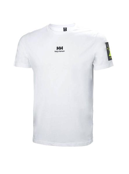 Camiseta Helly Hansen Yu Twin Blanco Hombre