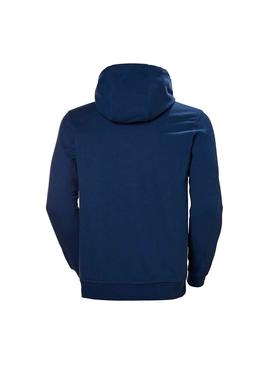 Sudadera Helly Hansen Logo Hoodie Azul Hombre