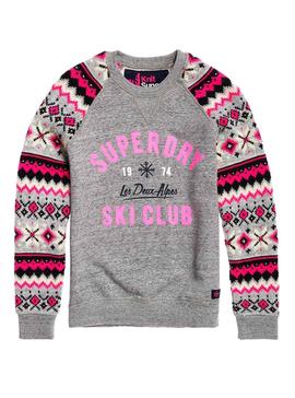 Jersey Superdry Dakota Gris para Mujer