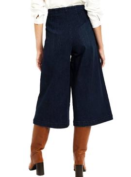 Pantalón Vaquero Naf Naf Culotte Para Mujer