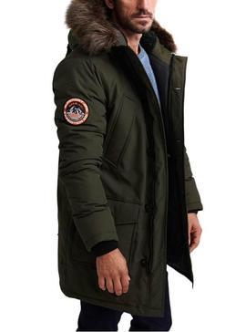 Parka Superdry Everest Verde Kaki para Hombre