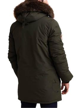 Parka Superdry Everest Verde Kaki para Hombre