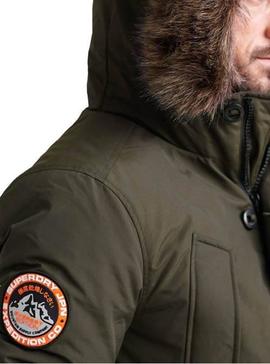 Parka Superdry Everest Verde Kaki para Hombre
