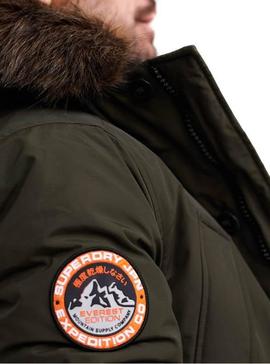 Parka Superdry Everest Verde Kaki para Hombre
