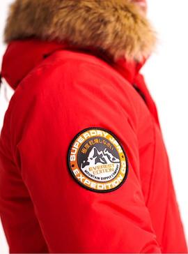 Parka Superdry Everest Roja para Hombre