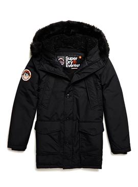 Parka Superdry Everest Negro para Hombre