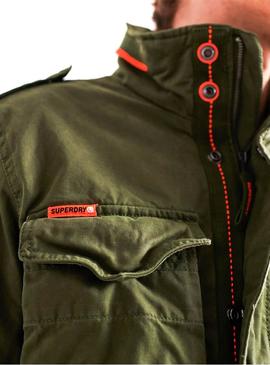 Chaqueta Superdry Assic Pookie Verde para Hombre