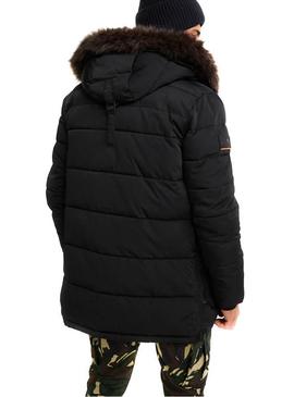 Parka Superdry Chinook Negra para Hombre