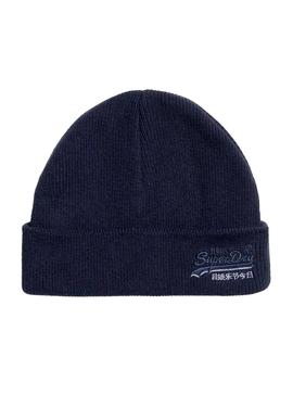 Gorro Superdry Orange Label Marino Hombre