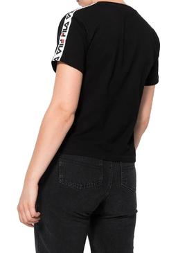 Camiseta Fila Adalmiina Negro Para Mujer