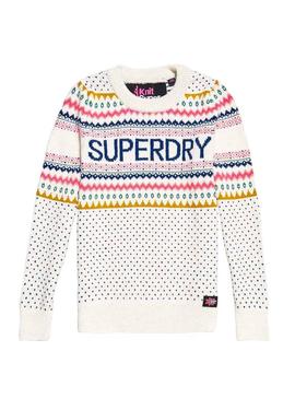 Jersey Superdry Oslo Fairisle Multicolor Mujer