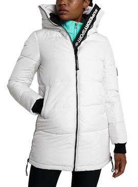 Chaqueta Superdry Ion Padded Blanca para Mujer