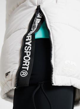 Chaqueta Superdry Ion Padded Blanca para Mujer