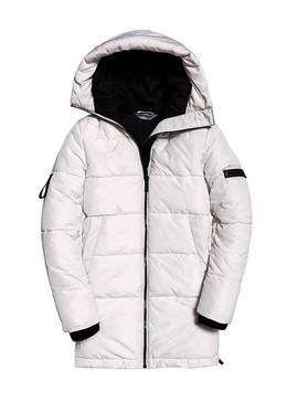 Chaqueta Superdry Ion Padded Blanca Mujer