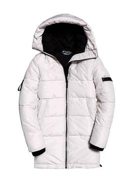 Chaqueta Superdry Ion Padded Blanca para Mujer
