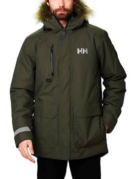 Parka Helly Hansen Svalbard Verde Hombre