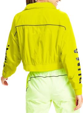 Chaqueta Puma Chase Woven Amarillo Para Mujer