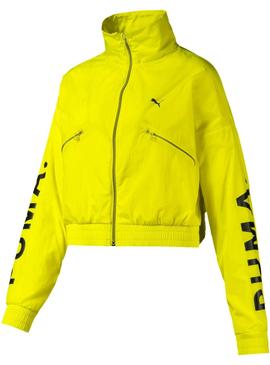 Chaqueta Puma Chase Woven Amarillo Para Mujer