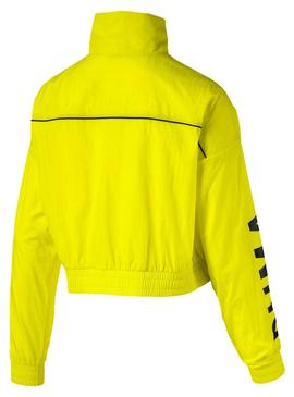 Chaqueta Puma Chase Woven Amarillo Para Mujer