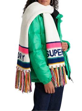 Bufanda Superdry Nostalgia Beige Mujer