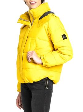 Chaqueta Lee Puffer Amarilla Mujer