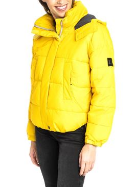 Chaqueta Lee Puffer Amarilla Mujer