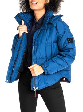 Chaqueta Lee Puffer Azul Mujer