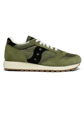 Zapatillas Saucony Jazz Original Oliva Para Mujer