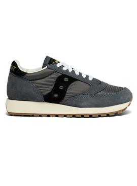 Zapatilla Saucony Jazz Original Vintage Gris Mujer