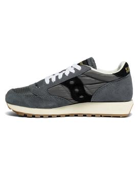 Zapatilla Saucony Jazz Original Vintage Gris Mujer