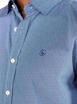 Camisa El Ganso Irregular Azul Hombre