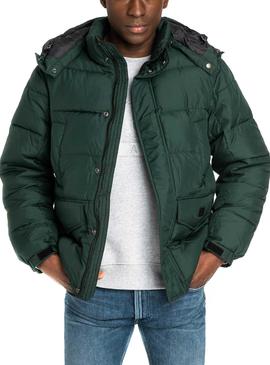 Chaqueta Lee Puffer Verde Hombre 