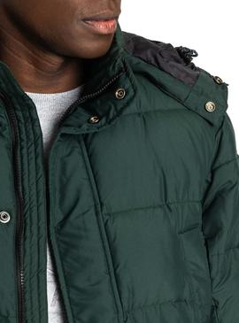 Chaqueta Lee Puffer Verde Hombre 