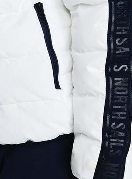 Chaqueta North Sails Santander Blanca para Hombre