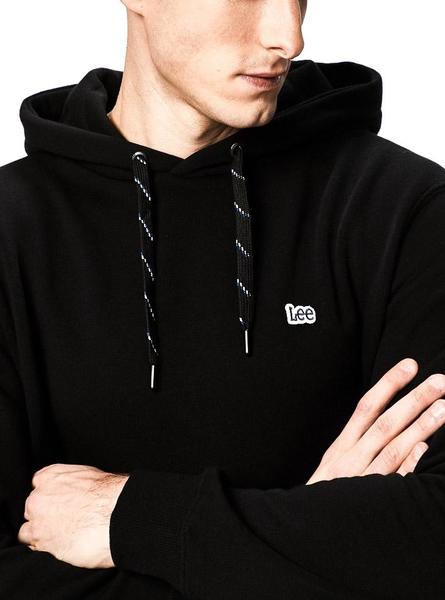 Lee Hoodie Negra Hombre