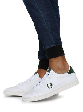 Zapatillas Fred Perry Deuce Piel Blanco Hombre